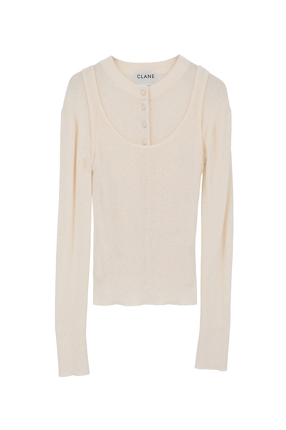 BUTTON CARDIGAN TANK SET｜TOPS(トップス)｜CLANE OFFICIAL ONLINE STORE
