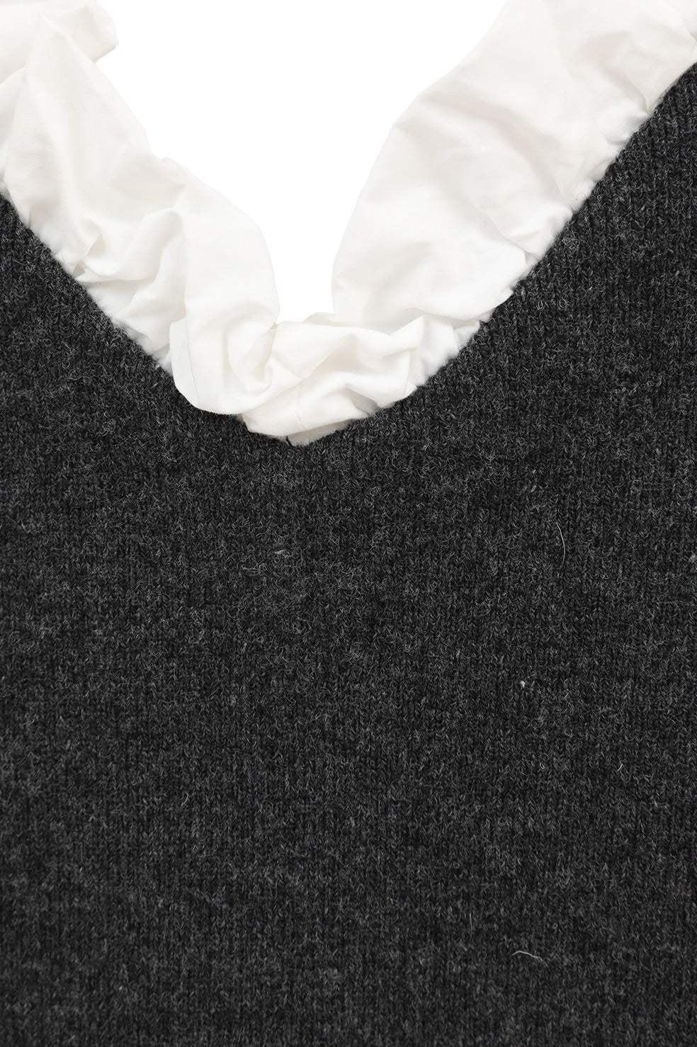 2WAY FRILL V NECK KNIT TOPS｜TOPS(トップス)｜CLANE OFFICIAL ONLINE