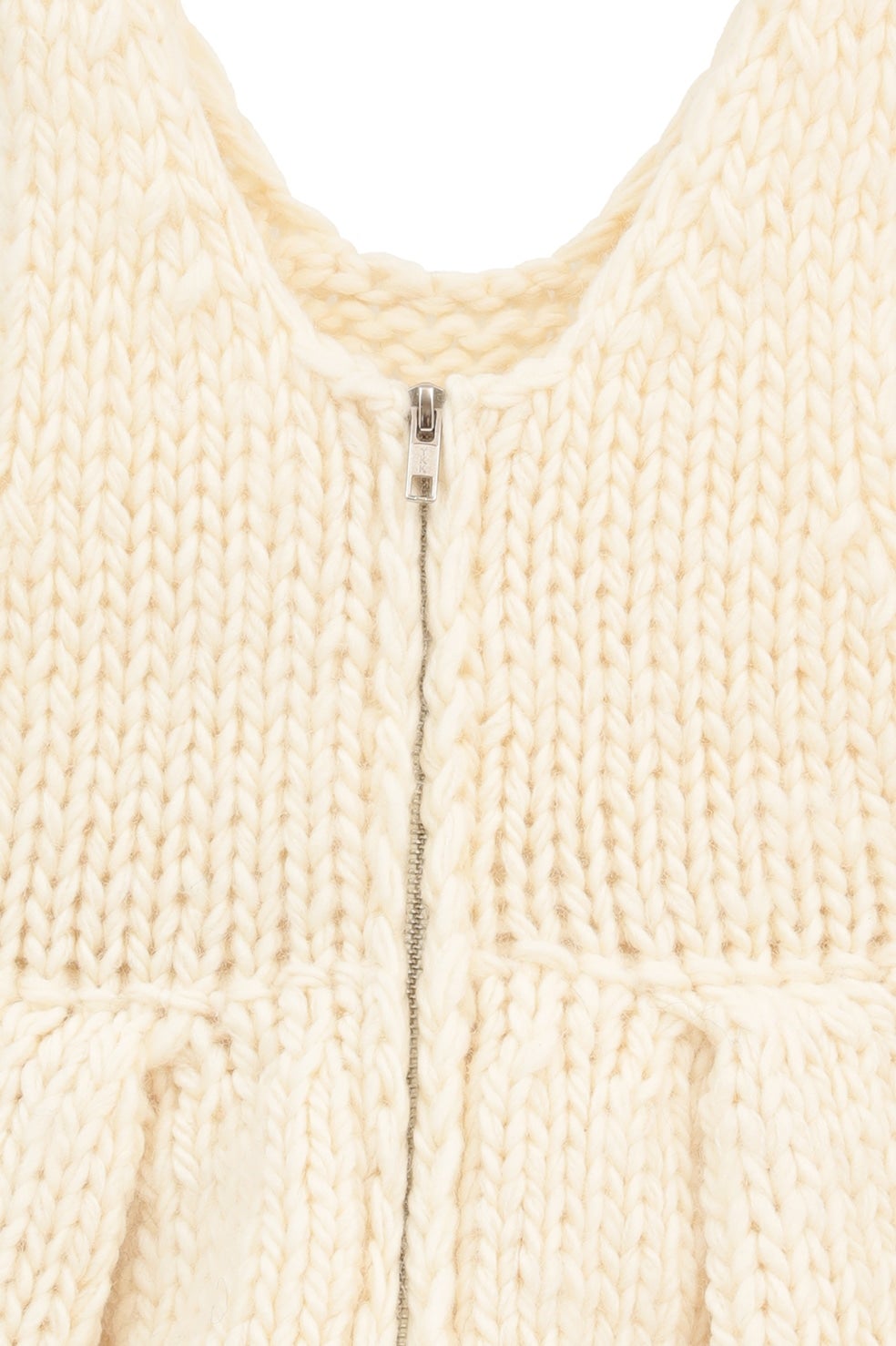 W FACE HAND KNIT PEPLUM BUSTIER｜TOPS(トップス)｜CLANE OFFICIAL