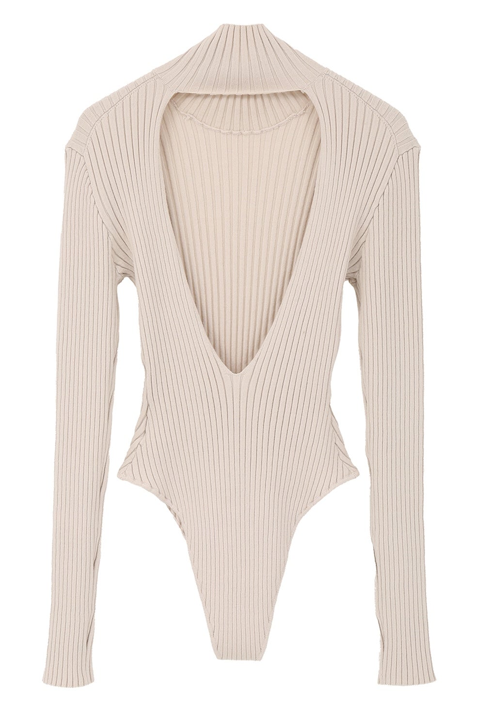 CLANE BACK OPEN LACE BODYSUITホワイト サイズ2 BACK OPEN KNIT BODYSUIT｜TOPS(トップス)｜CLANE OFFICIAL ONLINE STORE