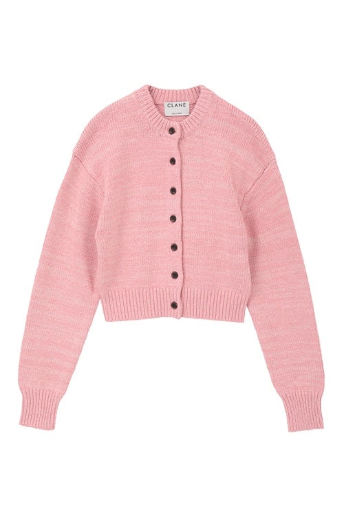 KIM YOU JUNG×CLANE COTTON SHORT KNIT CARDIGAN