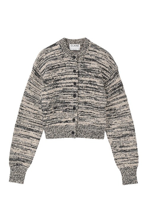KIM YOU JUNG×CLANE COTTON SHORT KNIT CARDIGAN