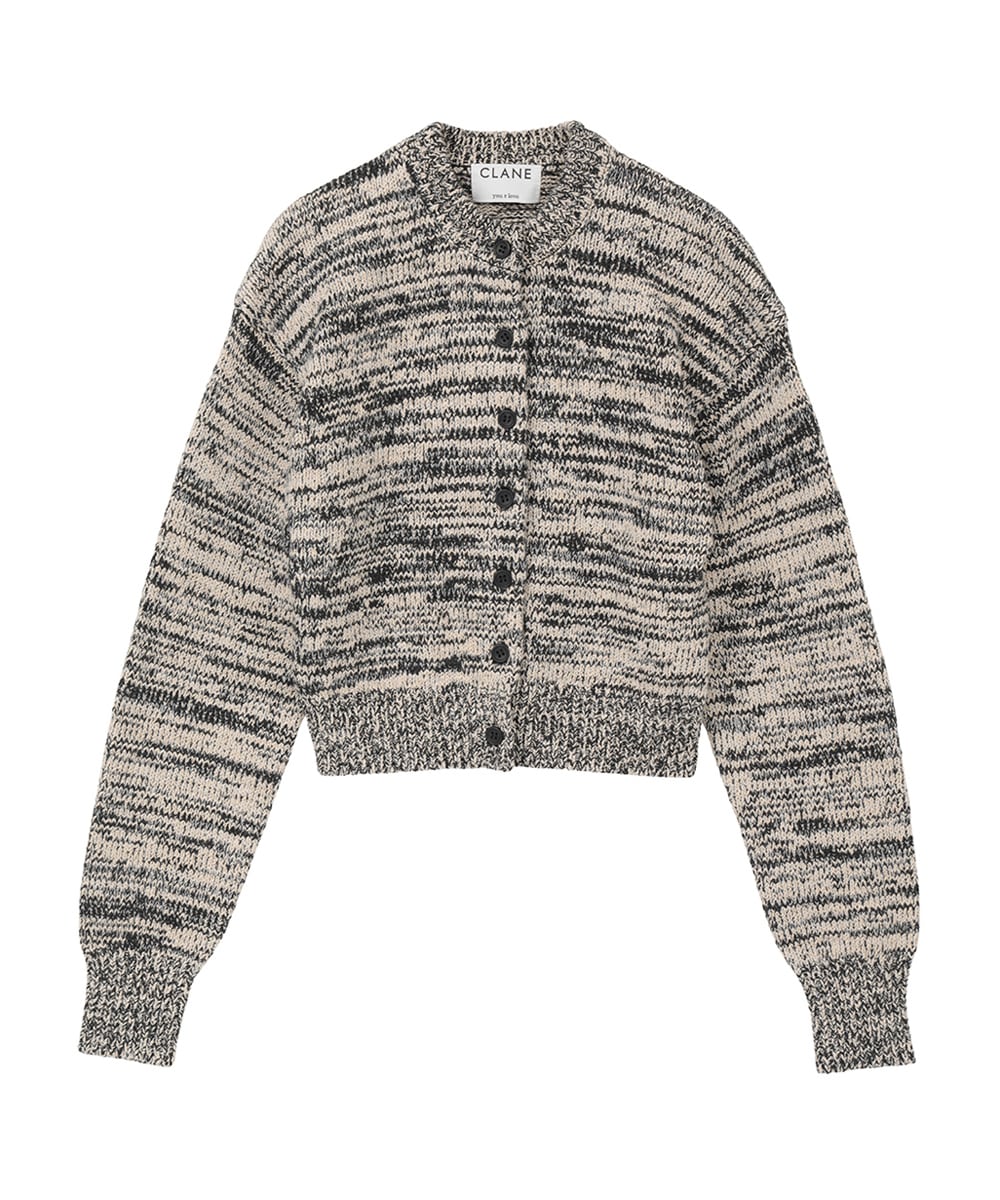 KIM YOU JUNG&times;CLANE COTTON SHORT KNIT CARDIGAN