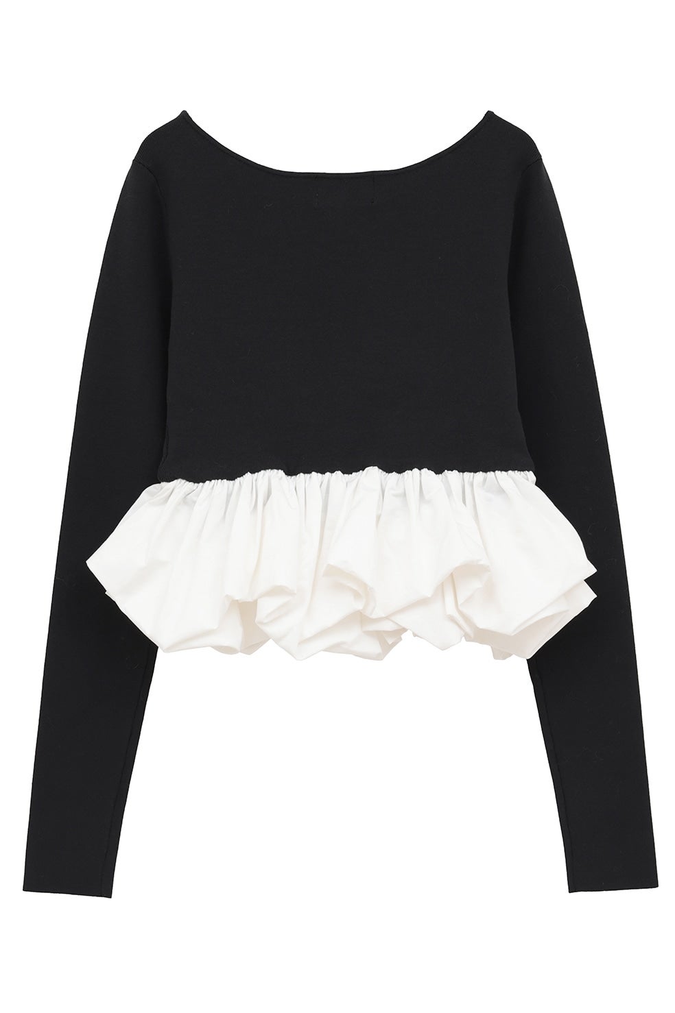 W BALLOON SHORT KNIT TOPS｜TOPS(トップス)｜CLANE OFFICIAL ONLINE STORE