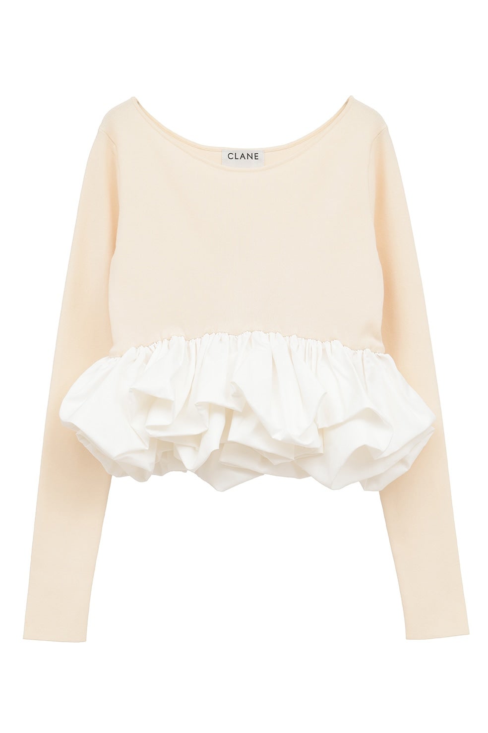 W BALLOON SHORT KNIT TOPS｜TOPS(トップス)｜CLANE OFFICIAL ONLINE STORE