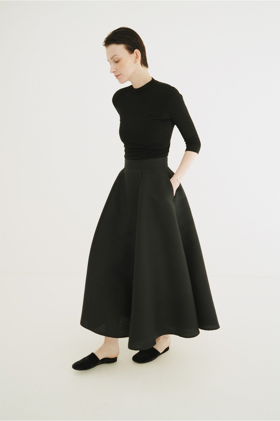 VOLUME FLARE SKIRT｜SKIRT / PANTS(スカート/パンツ)｜CLANE OFFICIAL