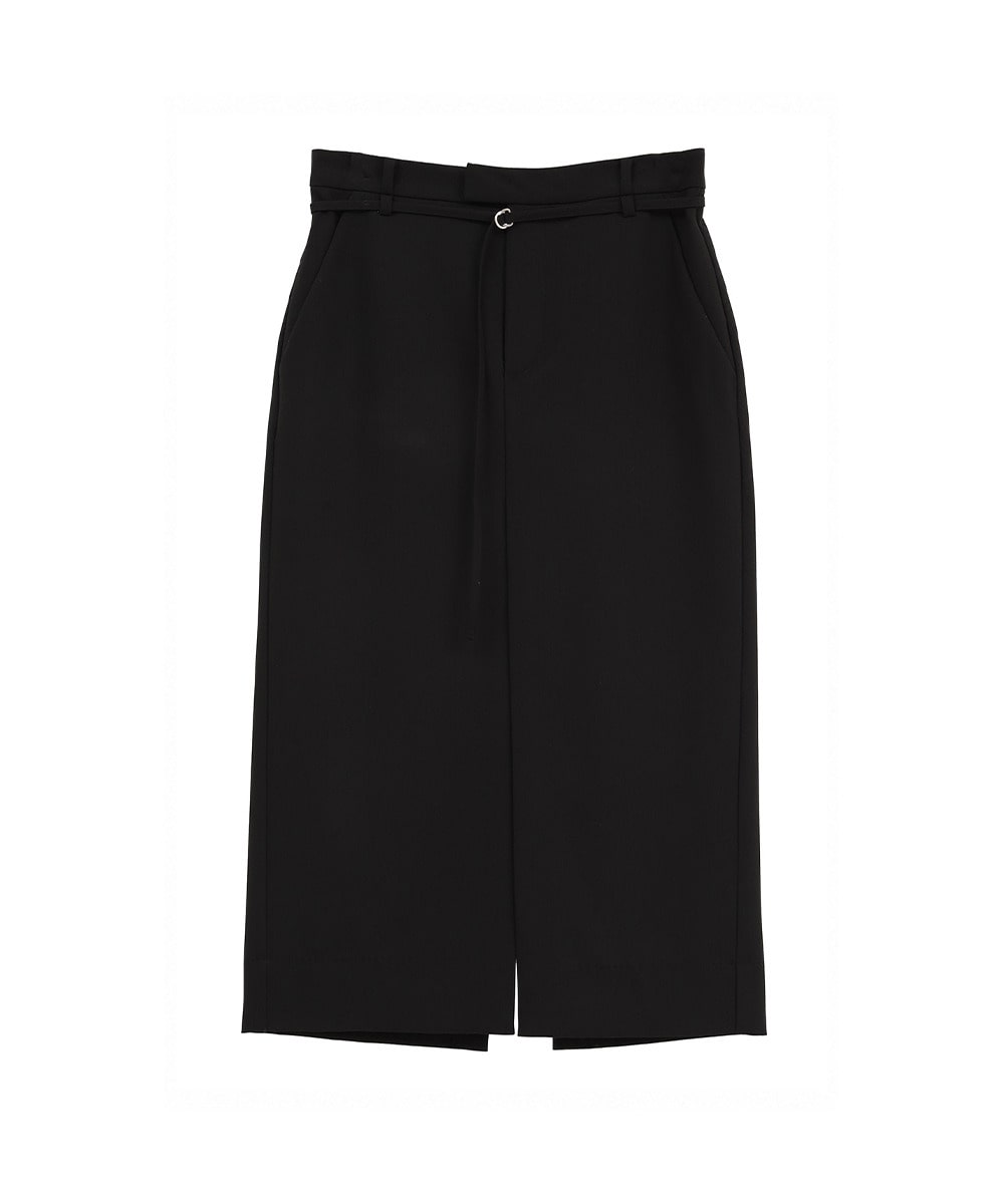 LOW WAIST DOUBLE SLIT TIGHT SKIRT