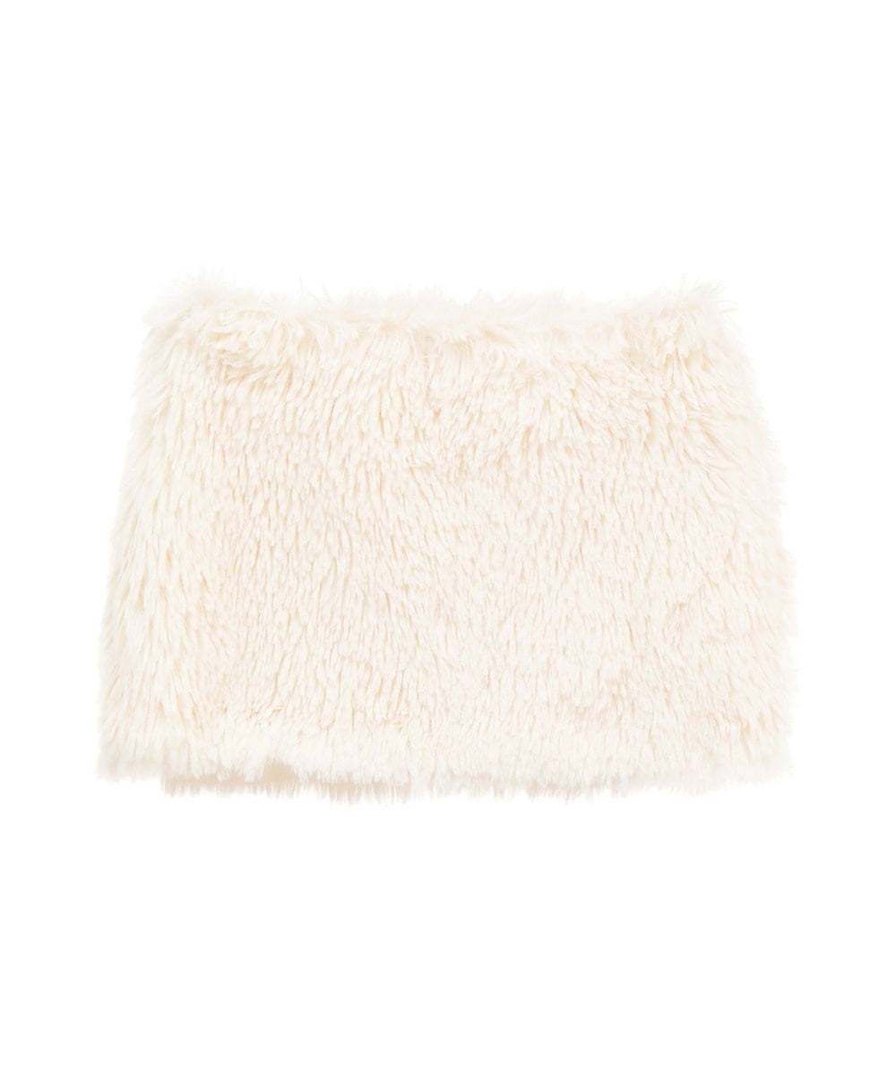FAKE FUR MINI SKIRT