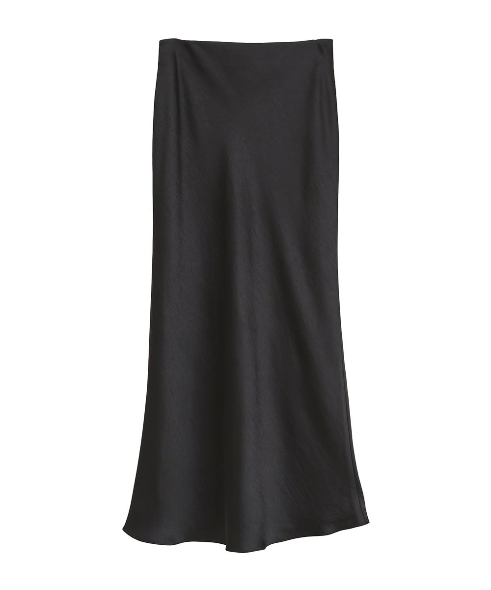 SATIN STRAIGHT MAXI SKIRT