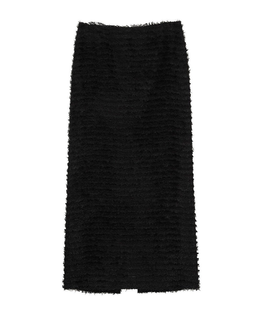 FEATHER STRAIGHT SKIRT
