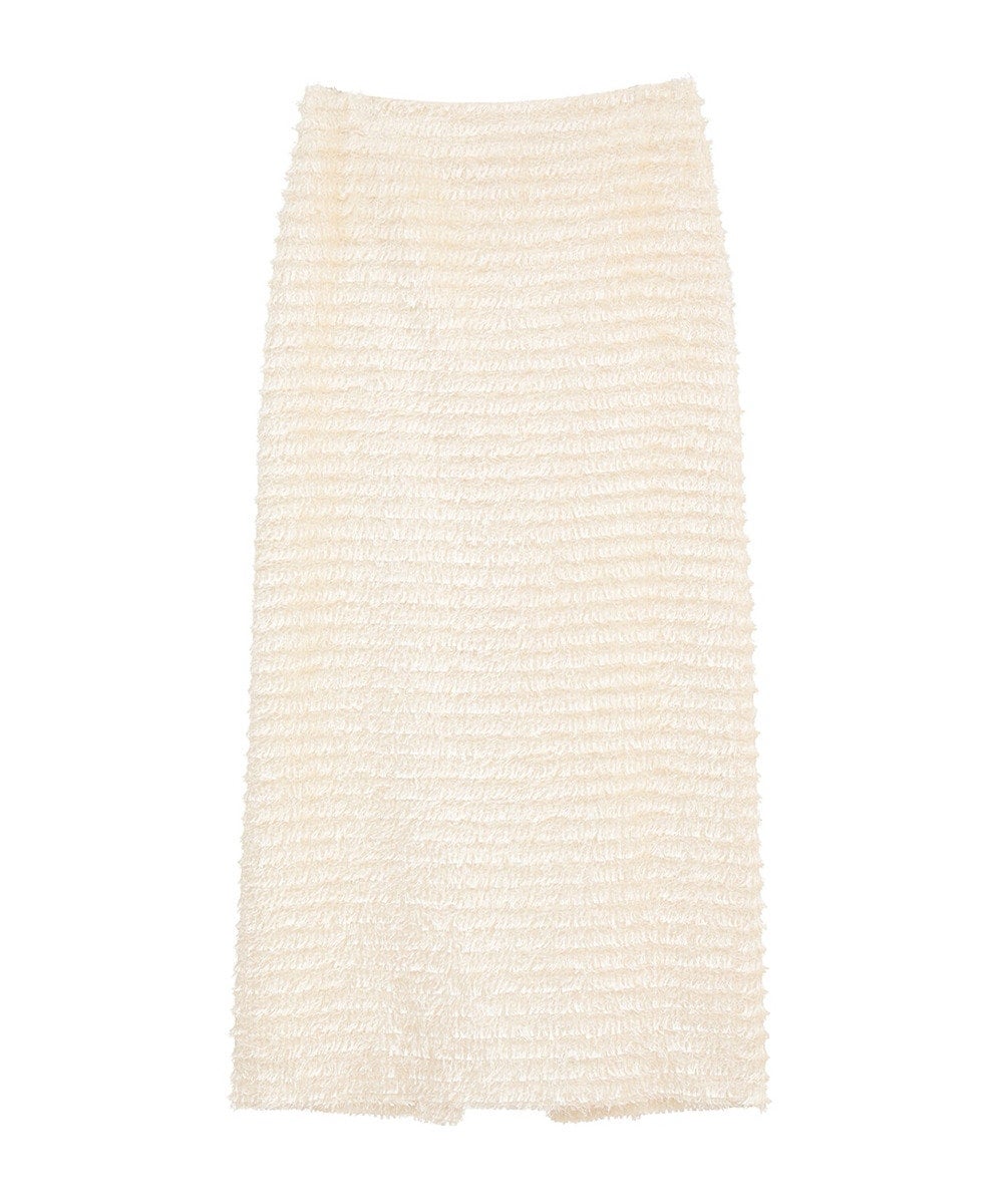FEATHER STRAIGHT SKIRT