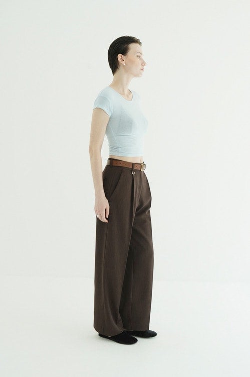 2WAY TUCK STRAIGHT PANTS
