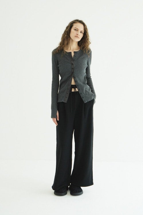 SLASH WAIST SWEAT PANTS
