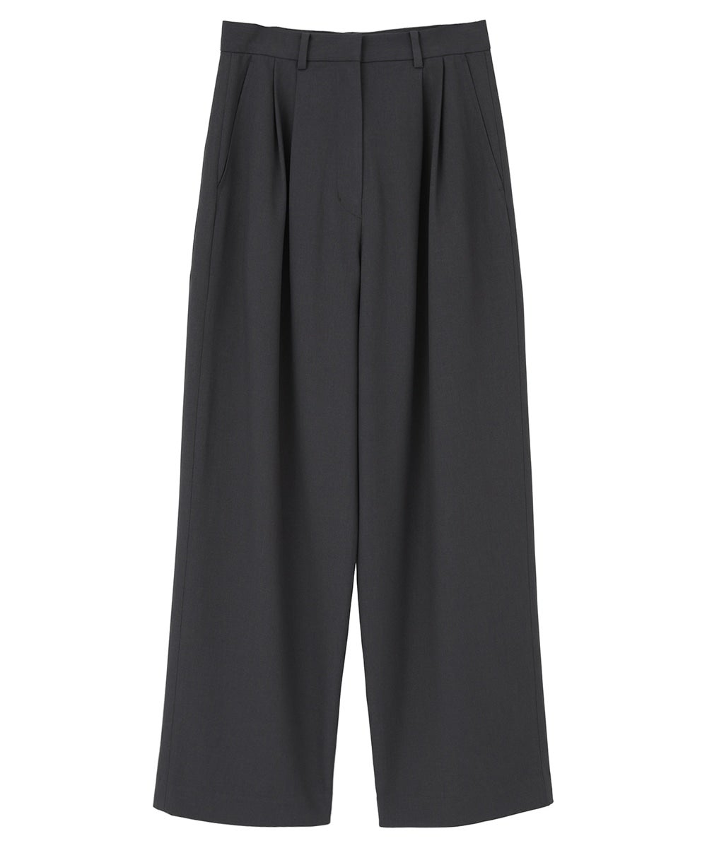 BASIC TUCK PANTS