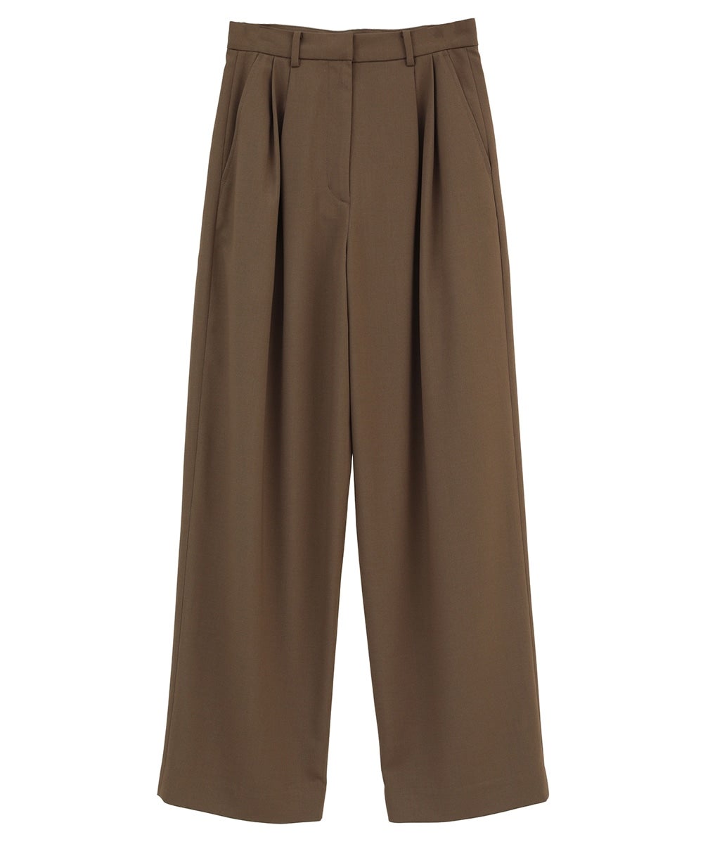 BASIC TUCK PANTS