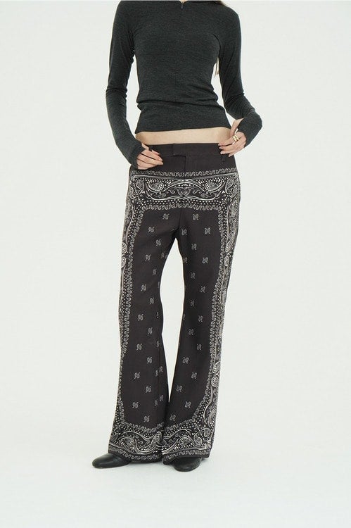 LOW WAIST BANDANA PANTS