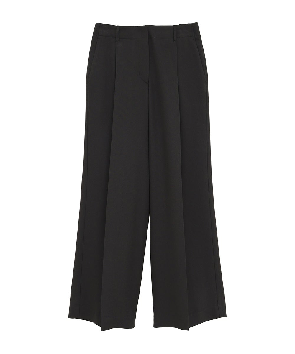 LOW WAIST TUCKED LOOSE SLACKS