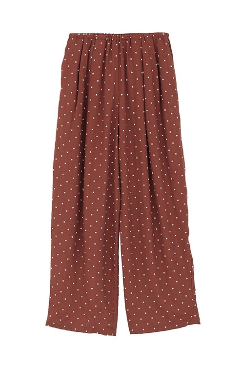 KIM YOU JUNG×CLANE DOT LOOSE TUCK PANTS