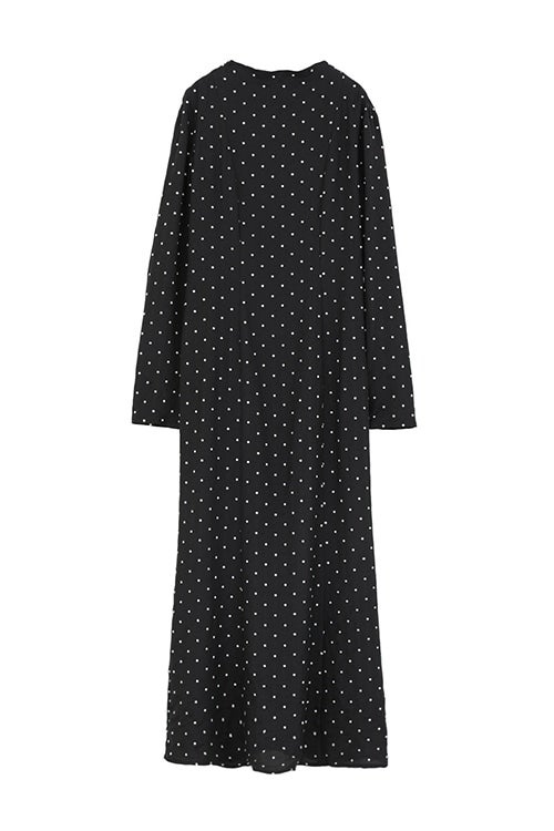 KIM YOU JUNG×CLANE UP NECK DOT ONEPIECE