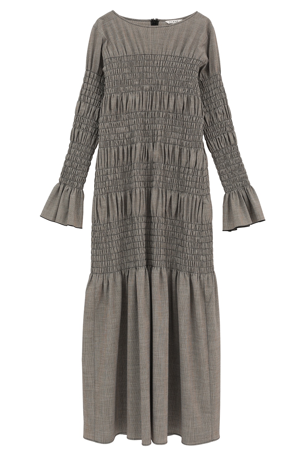 ワンピース CLANE SHIRRING LONG ONEPIECE SHIRRING LONG ONEPIECE｜DRESS(ドレス)｜CLANE OFFICIAL ONLINE STORE