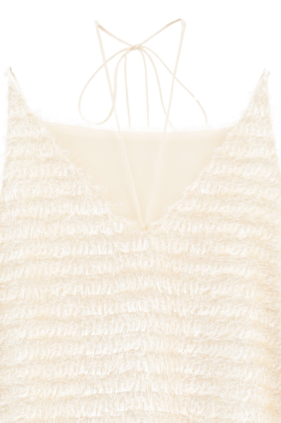 W FACE FEATHER CAMI TOPS｜TOPS(トップス)｜CLANE OFFICIAL ONLINE STORE