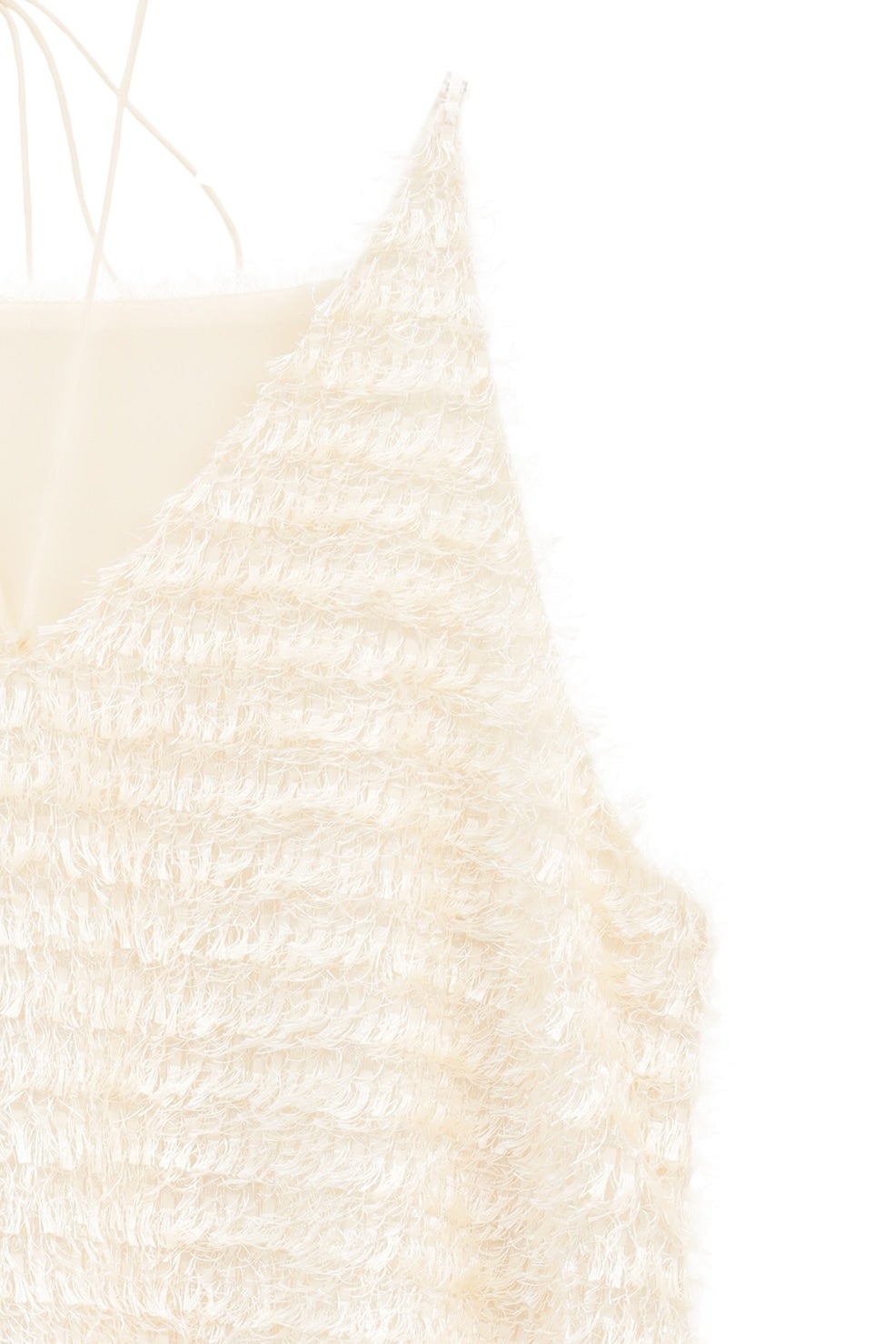 W FACE FEATHER CAMI TOPS｜TOPS(トップス)｜CLANE OFFICIAL ONLINE STORE