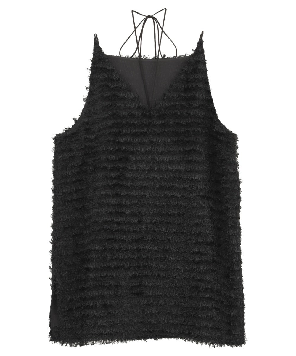 W FACE FEATHER CAMI TOPS｜TOPS(トップス)｜CLANE OFFICIAL ONLINE STORE