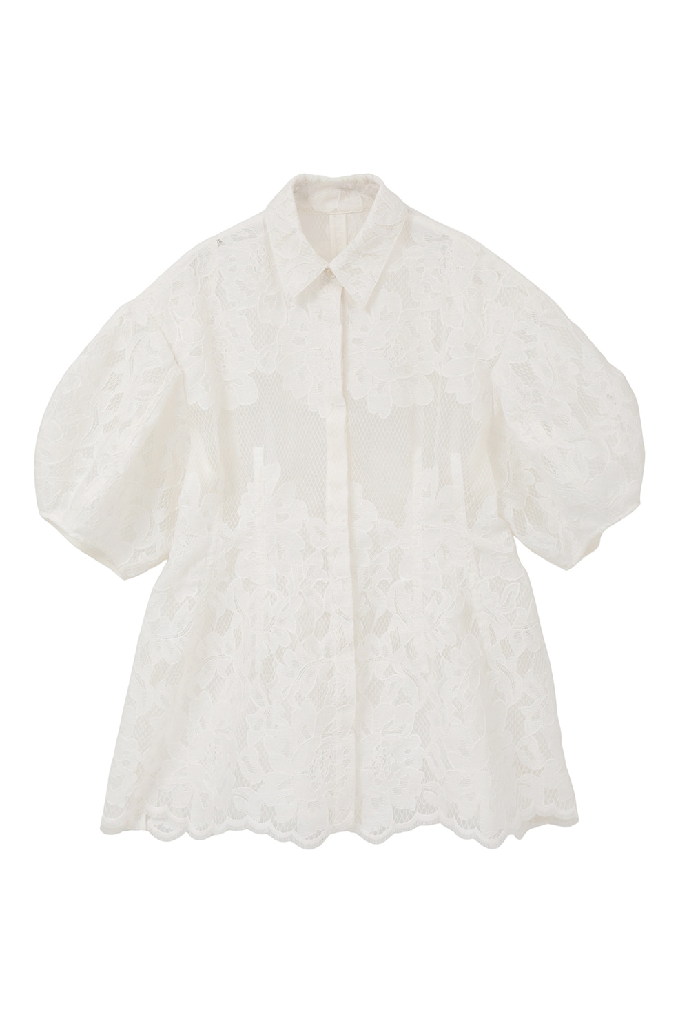 FLOWER LACE WAIST SHAPE TOPS｜TOPS(トップス)｜CLANE OFFICIAL