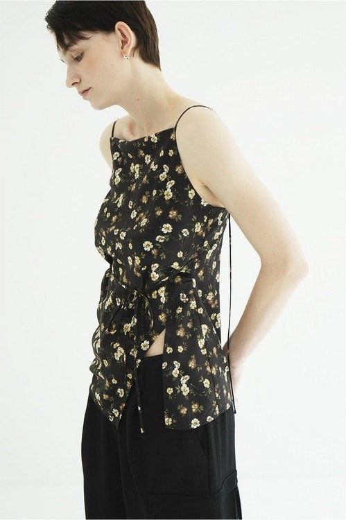 MABEL FLOWER DRAPE CAMI TOPS