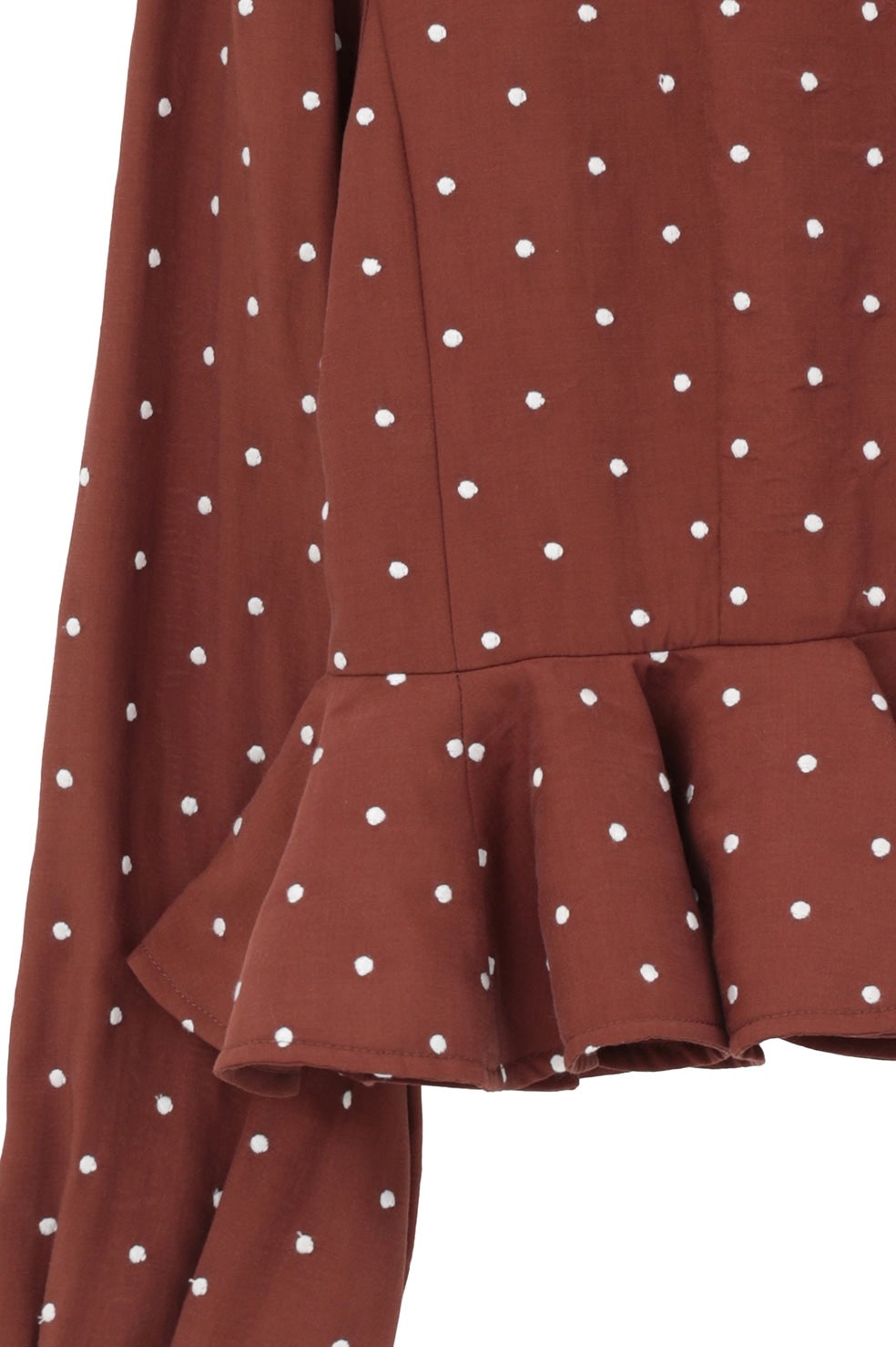 KIM YOU JUNG×CLANE DOT PEPLUM BLOUSE｜TOPS(トップス)｜CLANE 