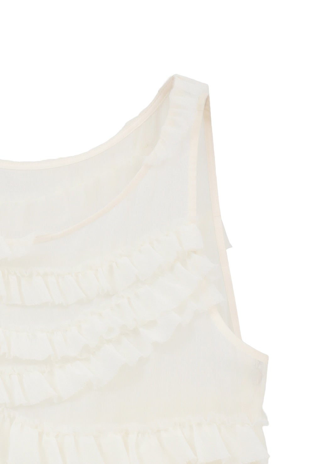 RANDOM FRILL SHEER N/S TOPS｜TOPS(トップス)｜CLANE OFFICIAL ONLINE