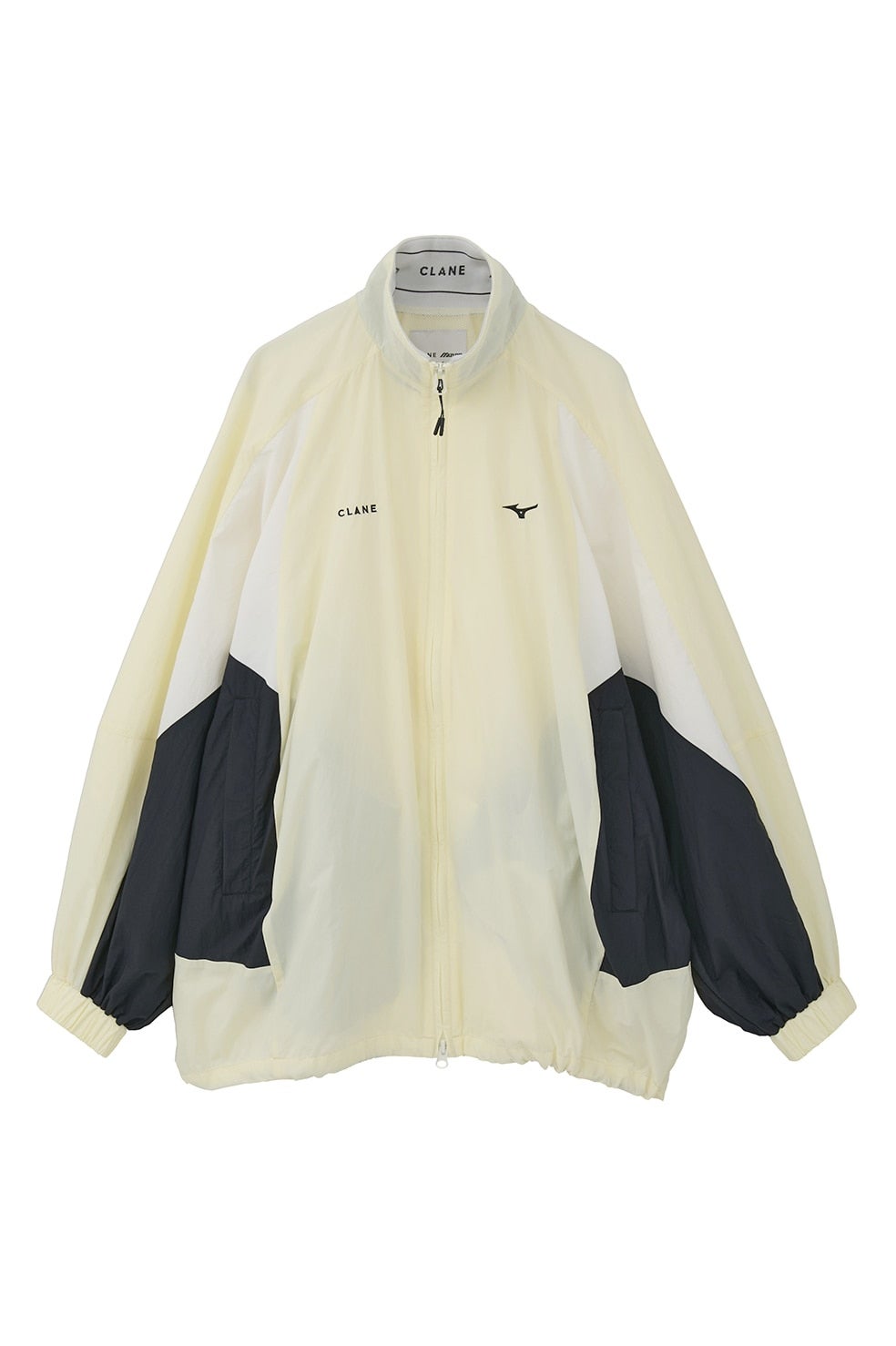 CLANE×MIZUNO 撥水トラックジャケット　アイボリー i_zz-10104-0503_03-1.jpg?