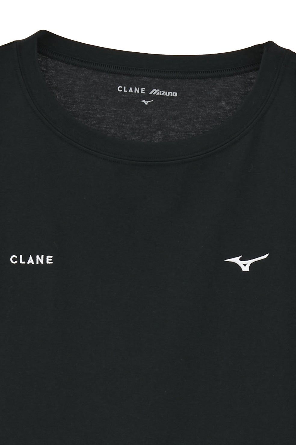 【新品】CLANE×MIZUNO T-SHIRT ブラック CLANE×MIZUNO QUICK DRY COTTON LOGO T-SHIRT｜TOPS(トップス)｜CLANE