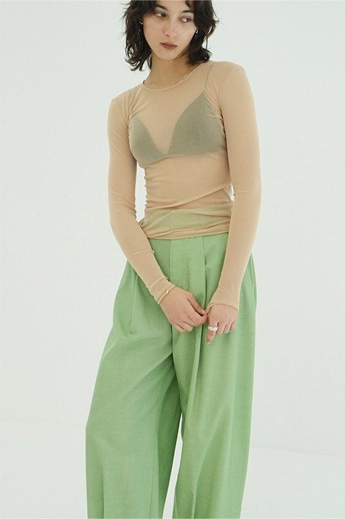 SHEER TULLE TOPS