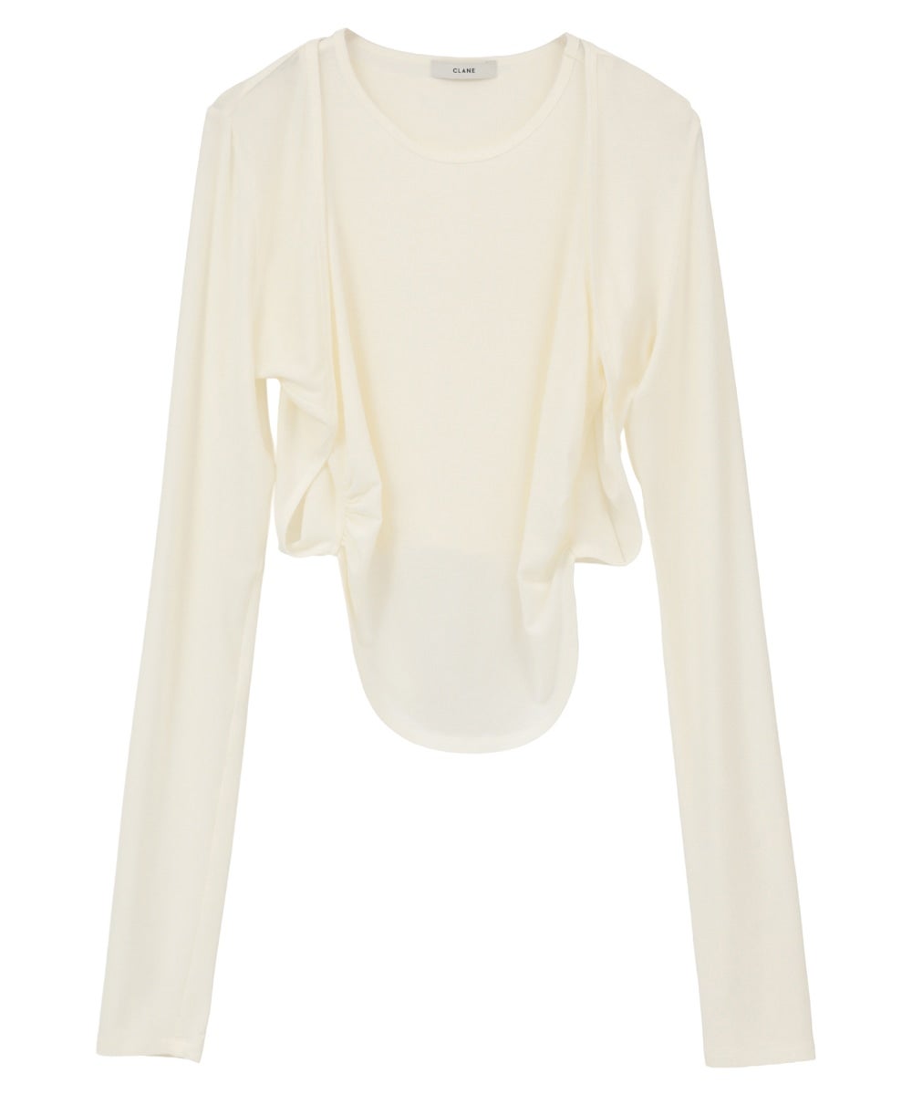 MANY CONVERTIBLE CUT TOPS｜TOPS(トップス)｜CLANE OFFICIAL ONLINE STORE