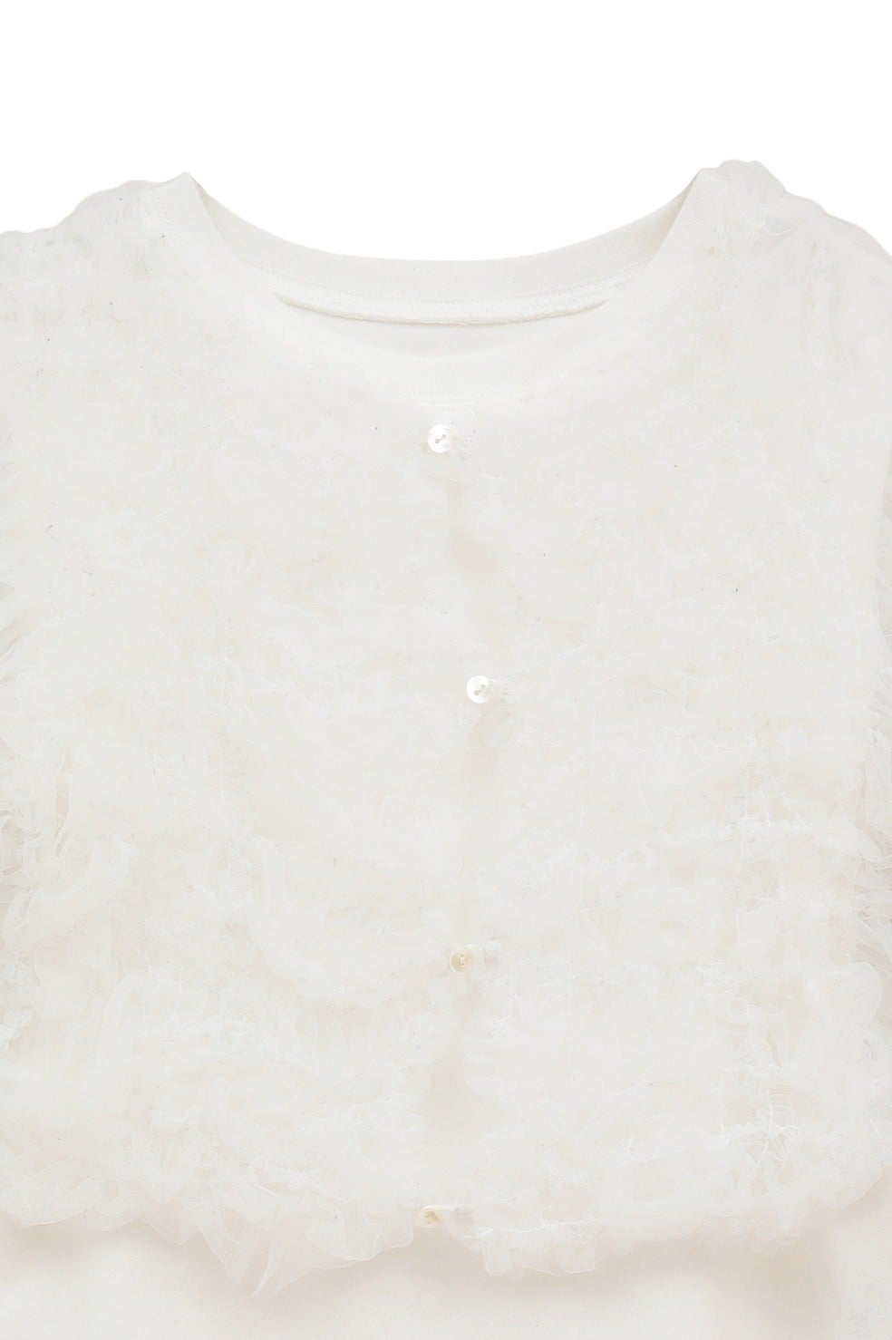 TULLE VEST LAYERED TOPS｜TOPS(トップス)｜CLANE OFFICIAL ONLINE STORE