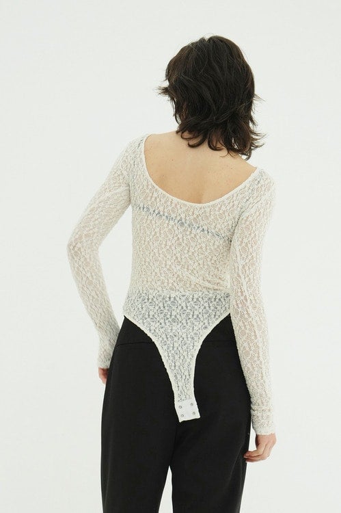 BACK OPEN LACE BODYSUIT