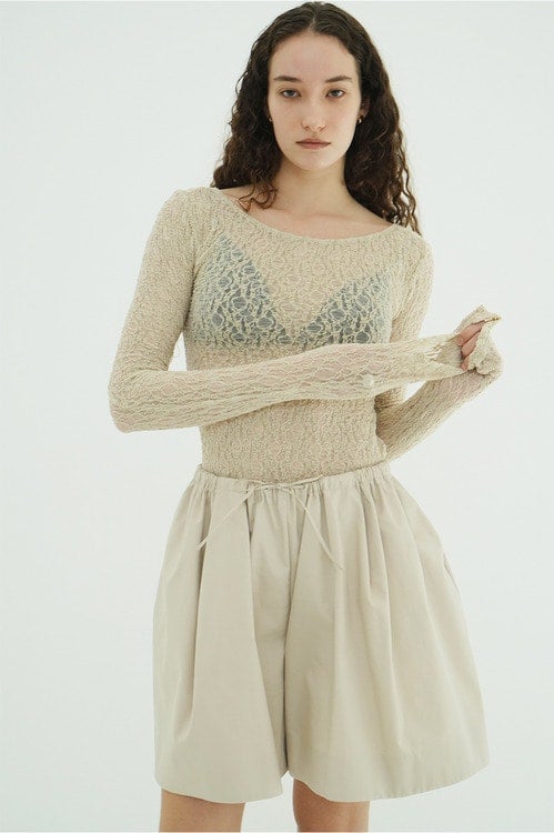 BACK OPEN LACE BODYSUIT