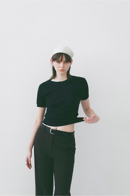 SCOOP SLEEVE COMPACT TOPS