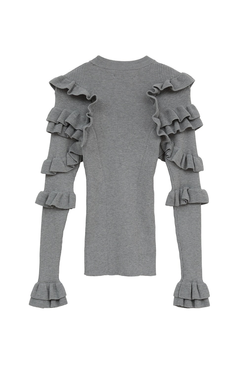 FRILL SLEEVE KNIT TOPS｜TOPS(トップス)｜CLANE OFFICIAL ONLINE STORE