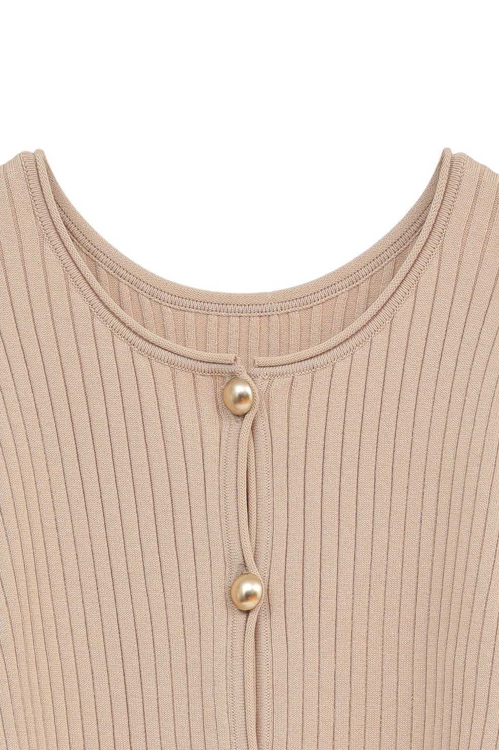 W FACE GOLD BUTTON KNIT TOPS｜TOPS(トップス)｜CLANE OFFICIAL