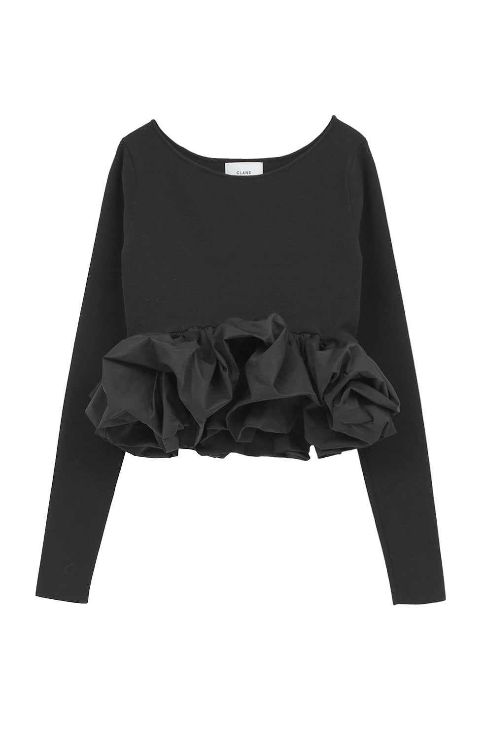 W BALLOON SHORT KNIT TOPS｜TOPS(トップス)｜CLANE OFFICIAL ONLINE STORE