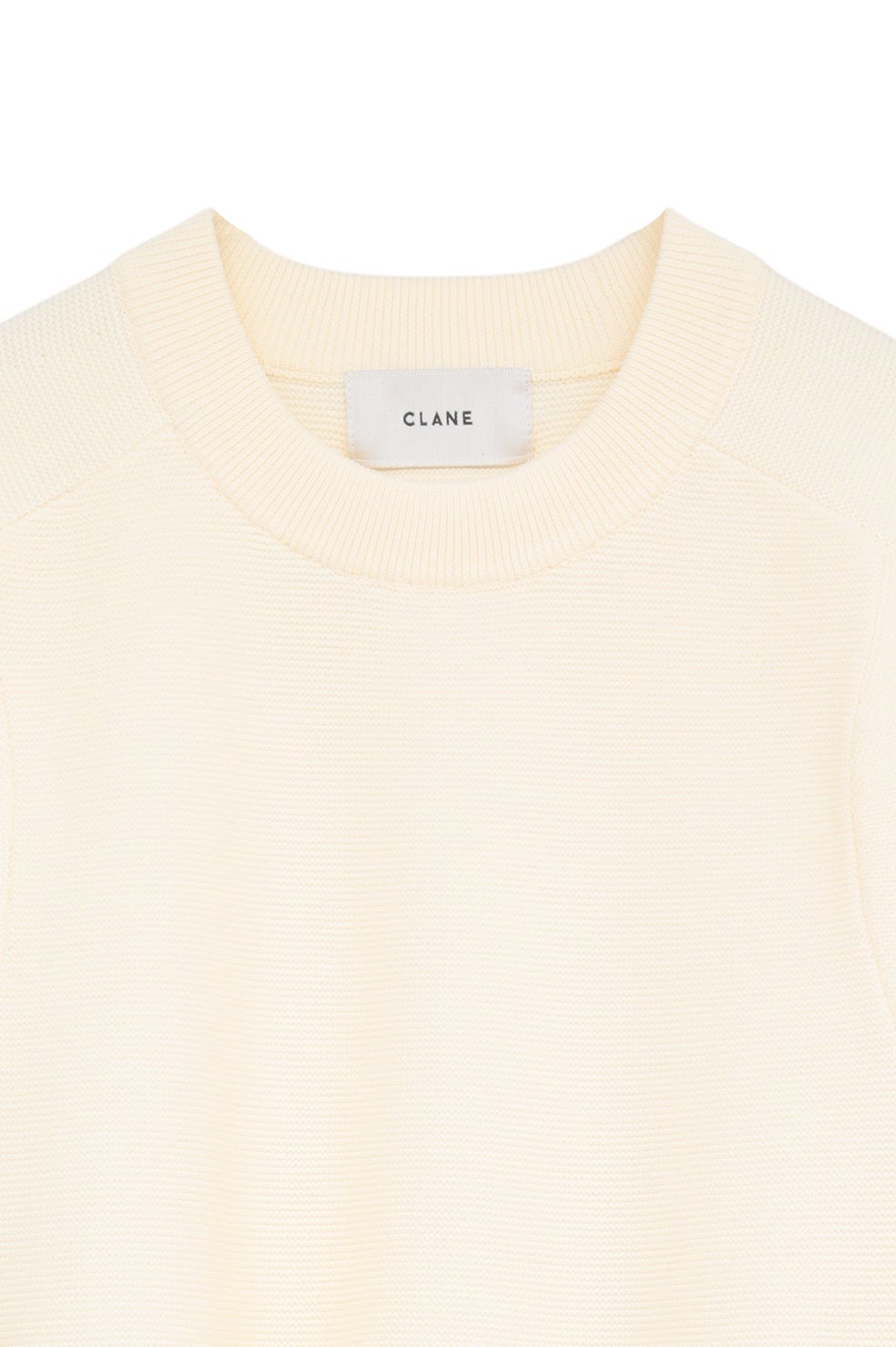 PEPLUM HALF SLEEVE KNIT TOPS｜TOPS(トップス)｜CLANE OFFICIAL
