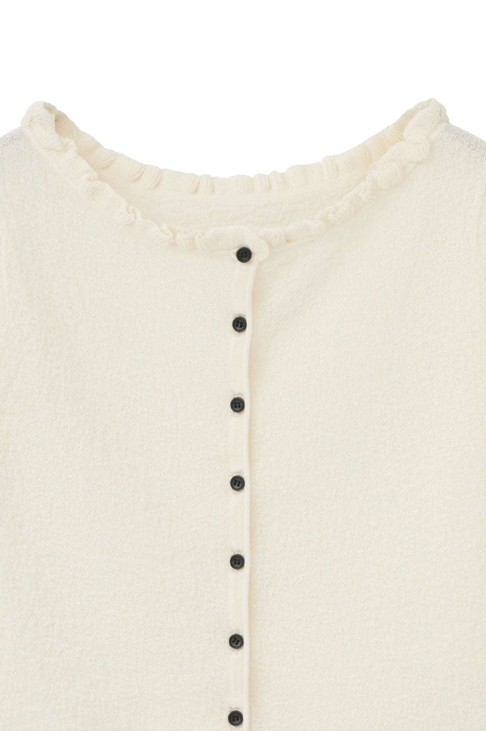 W FACE FRILL KNIT CARDIGAN｜TOPS(トップス)｜CLANE OFFICIAL ONLINE