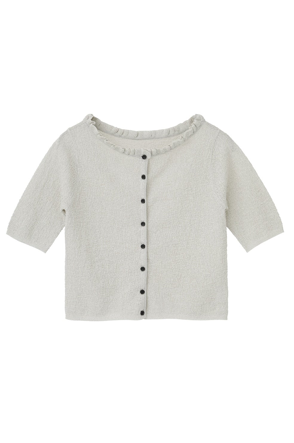 W FACE FRILL KNIT CARDIGAN｜TOPS(トップス)｜CLANE OFFICIAL ONLINE