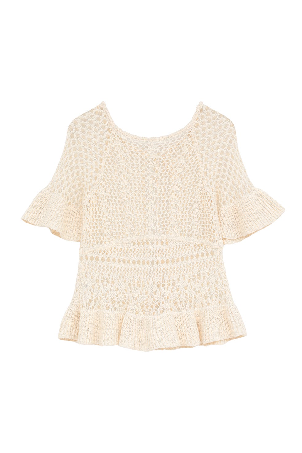 新品未使用品CLANE W FACE RIBBON CROCHET KNIT W FACE RIBBON CROCHET KNIT TOPS｜TOPS(トップス)｜CLANE OFFICIAL