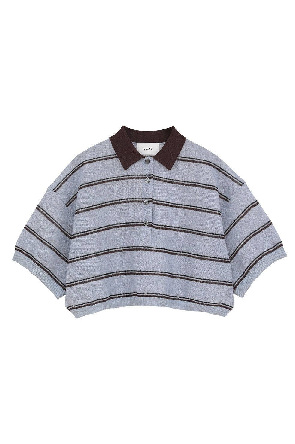 CLANE SHEER POLO KNIT TOPS サイズ1 SPONGY SHEER POLO KNIT TOPS｜TOPS(トップス)｜CLANE OFFICIAL ONLINE