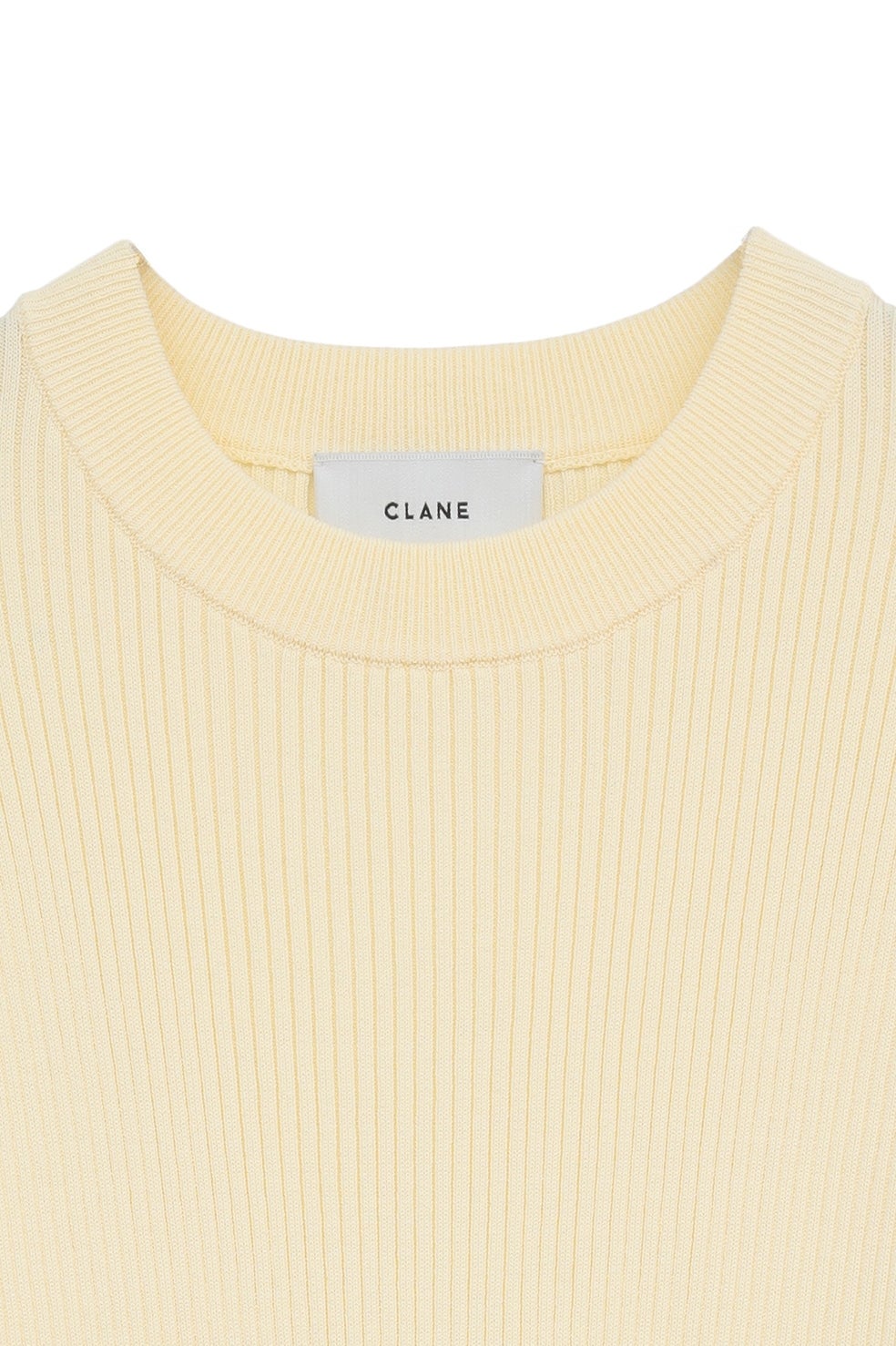 H/N HALF SLEEVE RIB KNIT TOPS｜TOPS(トップス)｜CLANE OFFICIAL