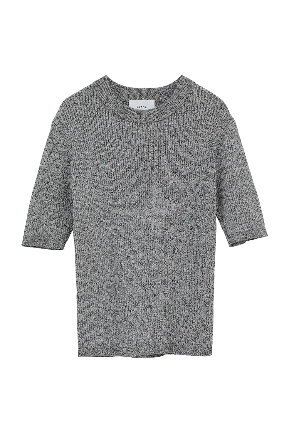 トップス H/N HALF SLEEVE RIB KNIT TOPS H/N HALF SLEEVE RIB KNIT TOPS｜TOPS(トップス)｜CLANE OFFICIAL