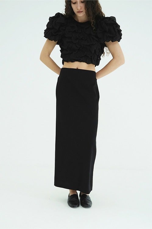 LOW WAIST STRAIGHT SKIRT